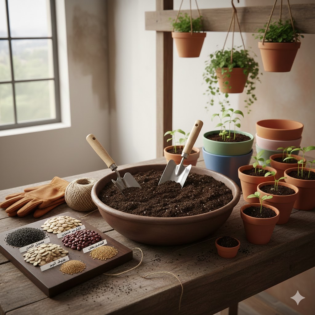 باقة Starter Kit زراعي – 30 حقيبة للأسر