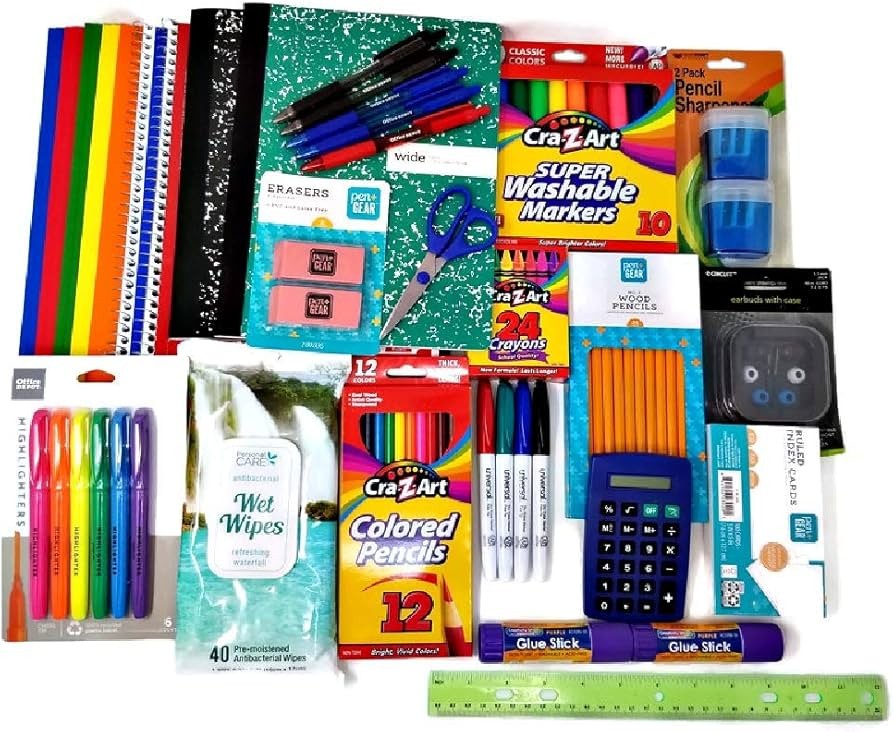 حزم قرطاسية مدرسية – School Stationery Pack